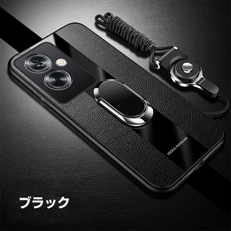 OPPO A79 5G ケース 耐衝撃 カバー 傷やほこりから守る TPU+ガラス+PU