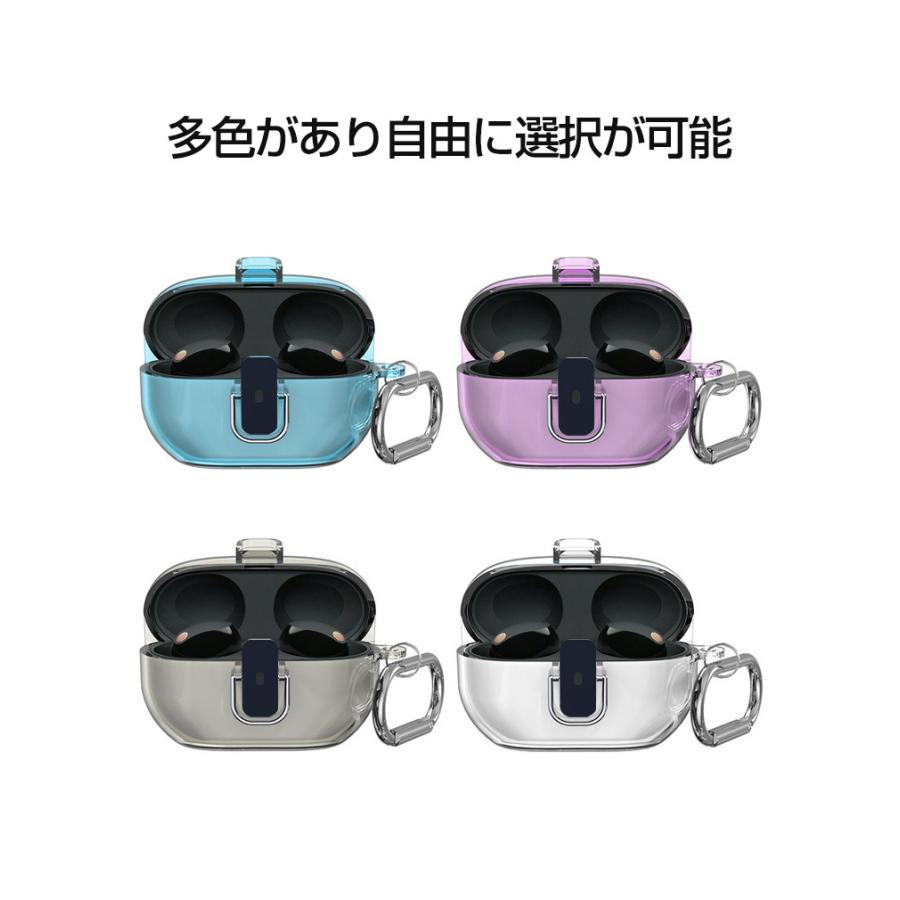 SONY ソニー WF-1000XM5 ケース 透明 PC素材 クリア カバー CASE 耐