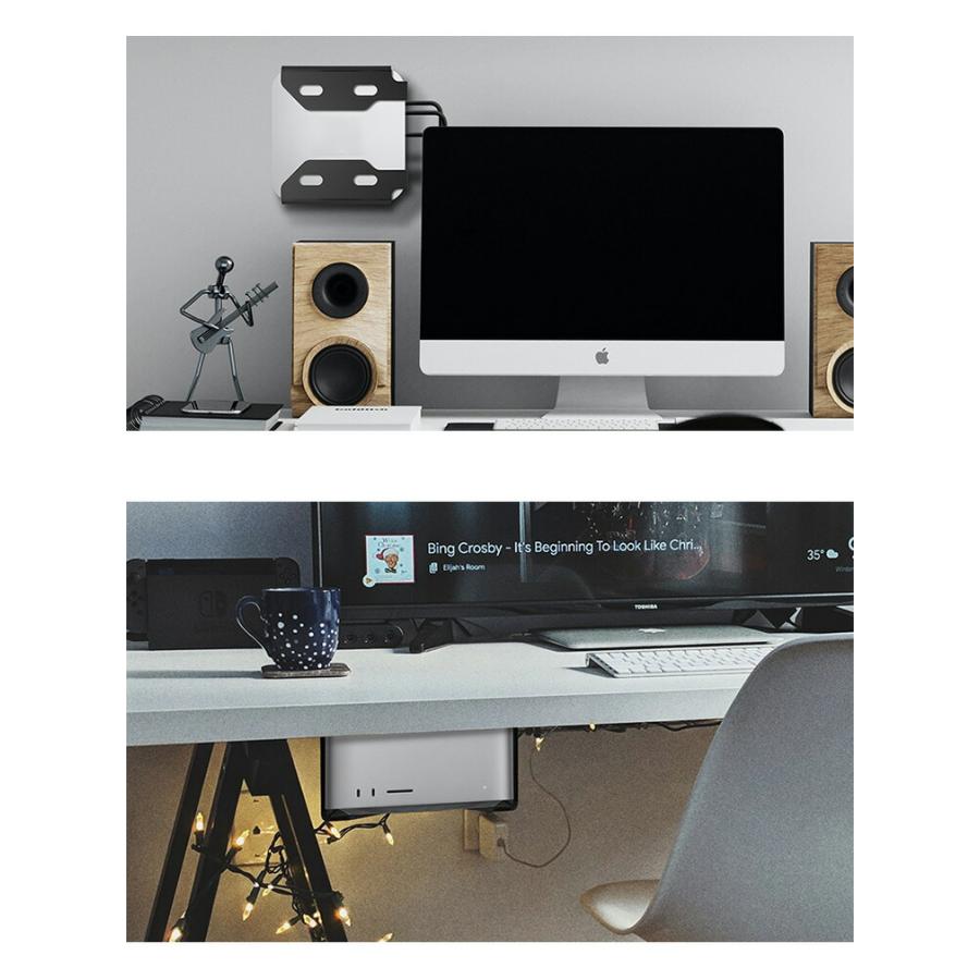 Apple Mac Studio アクリルデスクトップスタンド PCスタンド 縦 Apple Mac Studio アクリルデスクトップスタンド PCスタンド 縦