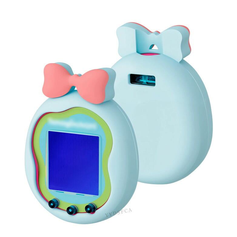 たまごっちユニ Tamagotchi Uni ブルー 本体　シリコンケース付 たまごっち uni ケース ユニ ブルー ピンク カバー シリコンケース