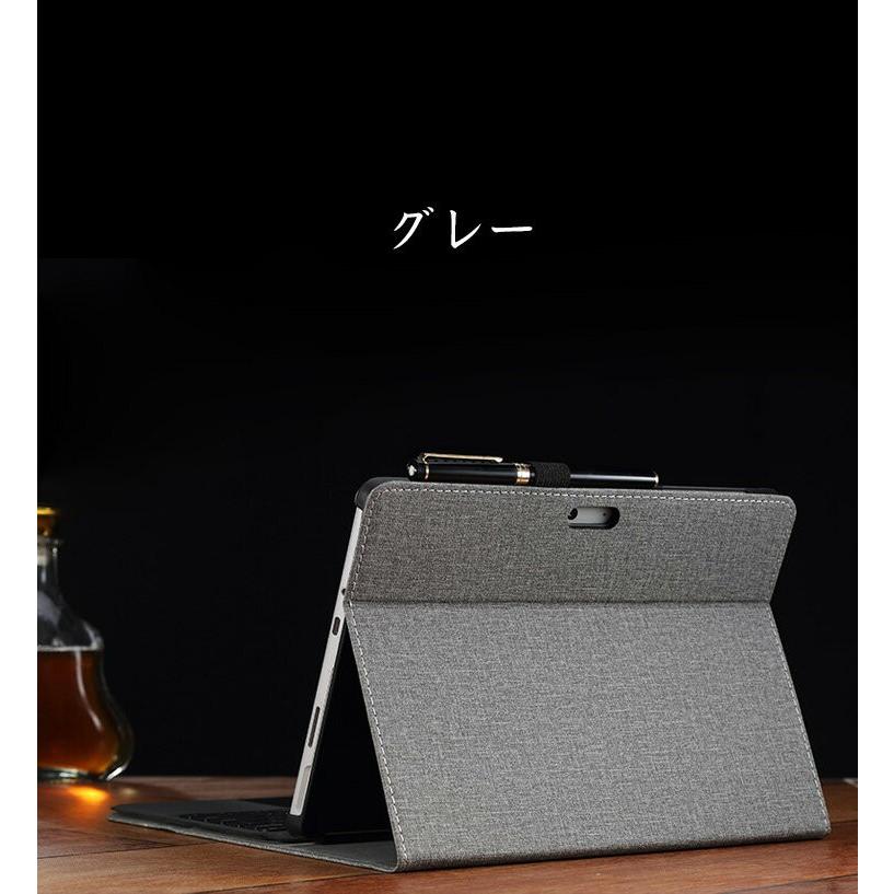 「ポイント」Surface Go 手帳型 レザー おしゃれ マイクロソフト サーフェスラップトップ Microsoft ケース CASE スタンド機能 ブック型 手帳型カバー｜visos-store｜06