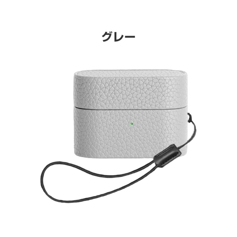 SONY（ソニー） WF-1000XM6用PUレザー 素材 保護ケース シンプルな