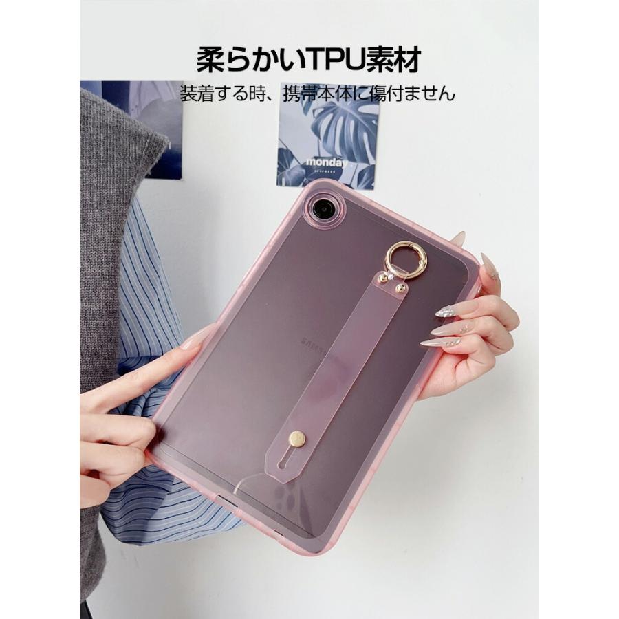 Redmi Xiaomi Pad SE 8.7インチ ケース タブレット 薄型 TPU素材 腕
