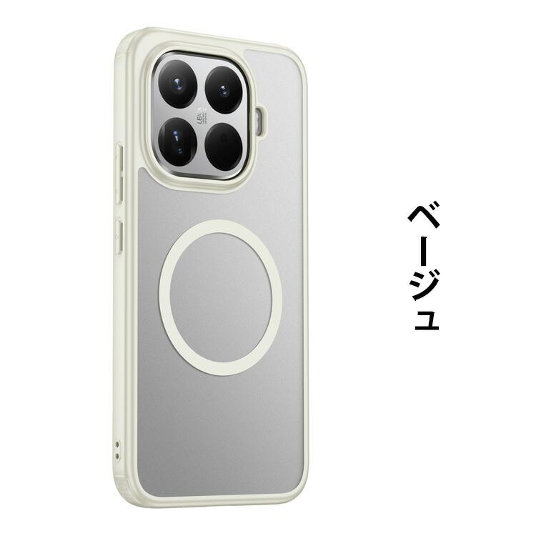 Xiaomi（シャオミ） Xiaomi 17T 17T Pro用の衝撃に強いTPU+PC素材 磁気