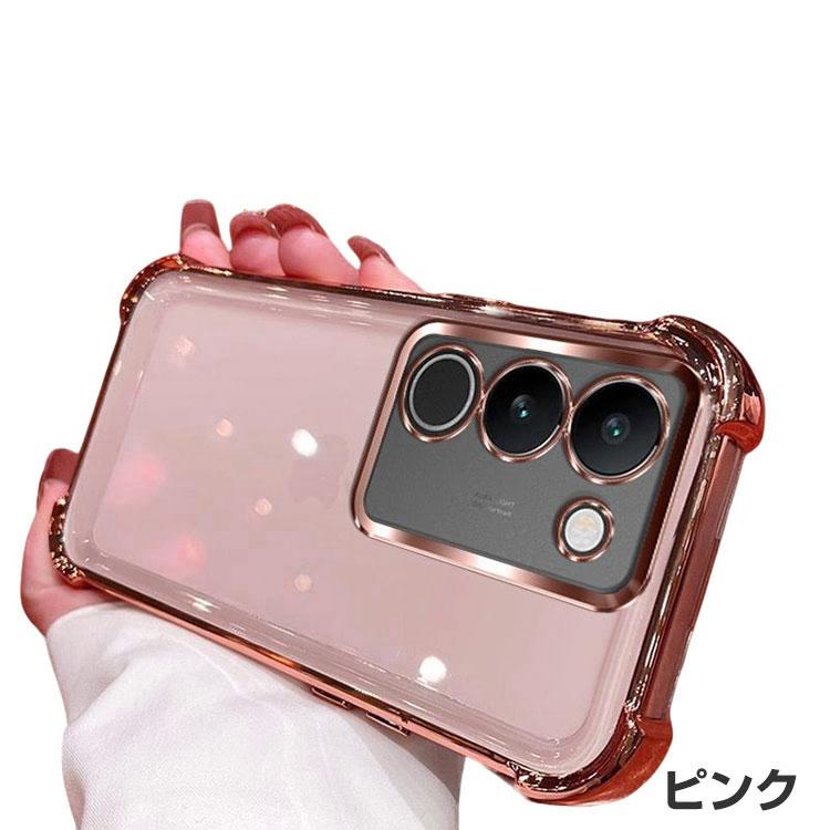 Xiaomi（シャオミ） Redmi 15 5G ケース クリア 耐衝撃 カバー メッキ