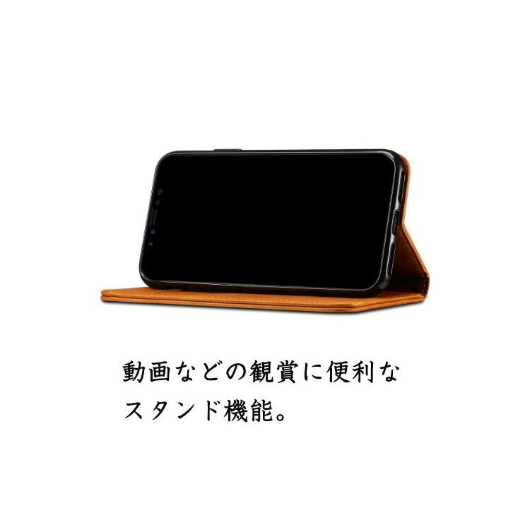 「ポイント」Apple iPhone XS MAX XR XS ケース 手帳型 レザー おしゃれ アップル CASE 汚れ防止 スタンド機｜visos-store｜04