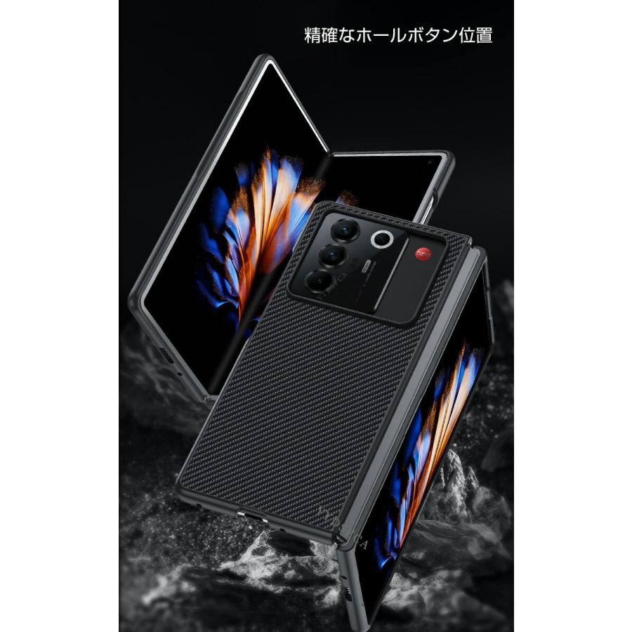 nubia nubia Fold 耐衝撃ケース PUレザー シンプル おしゃれ