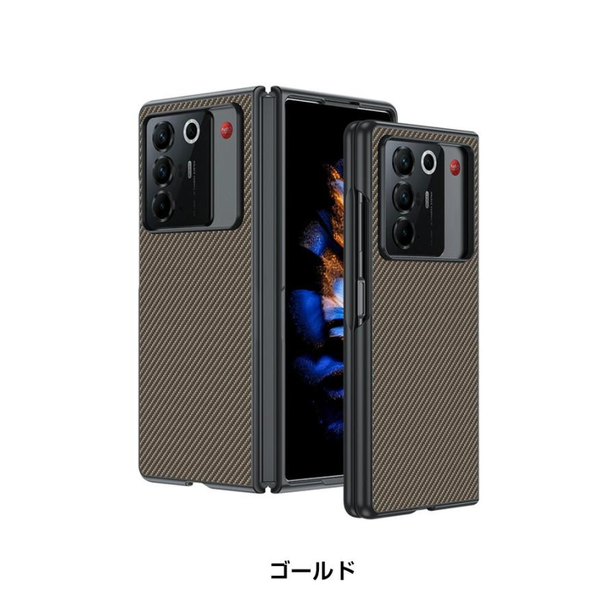 nubia nubia Fold 耐衝撃ケース PUレザー シンプル おしゃれ