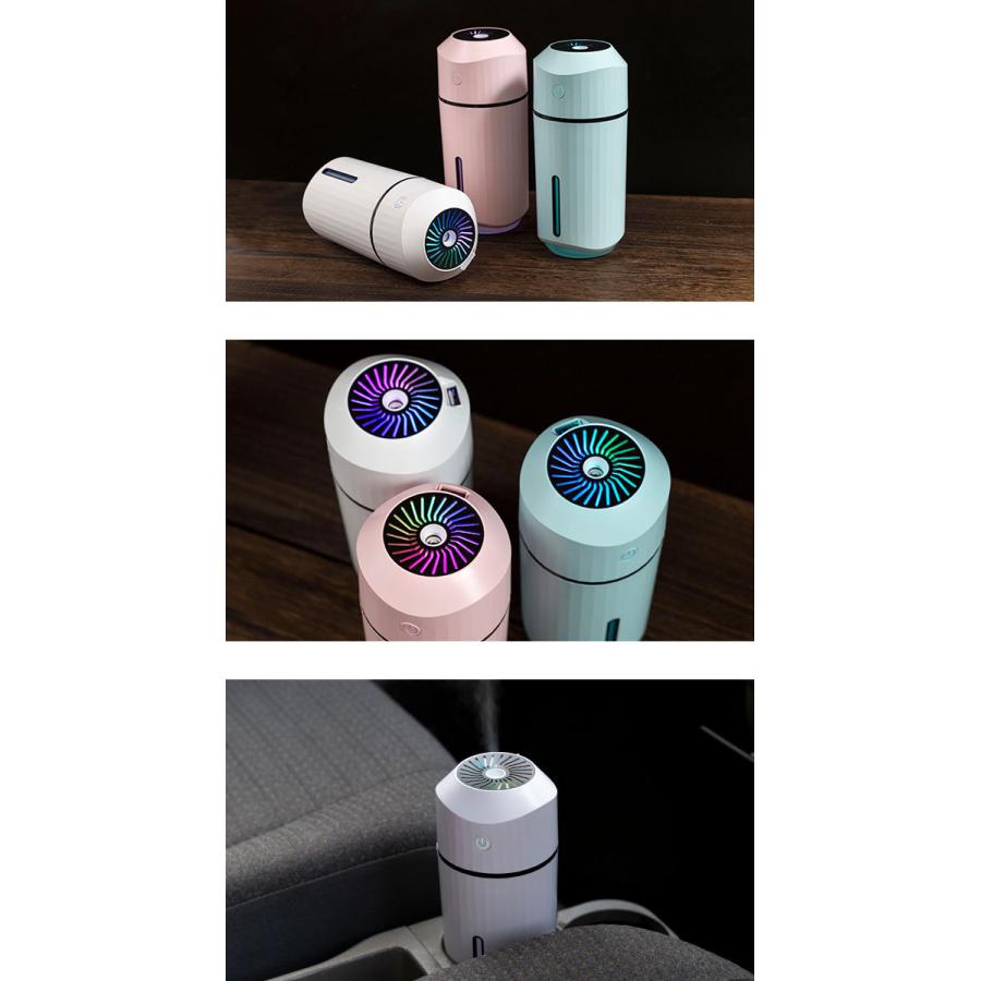 レインボーled 加湿器 車載 加湿器 卓上 充電式 車 車載用 卓上加湿器 大容量 コードレス ポータブル オフィス ベッドサイド Usb 宅配便送料無料 1007 158 Vitaヤフー店 通販 Yahoo ショッピング