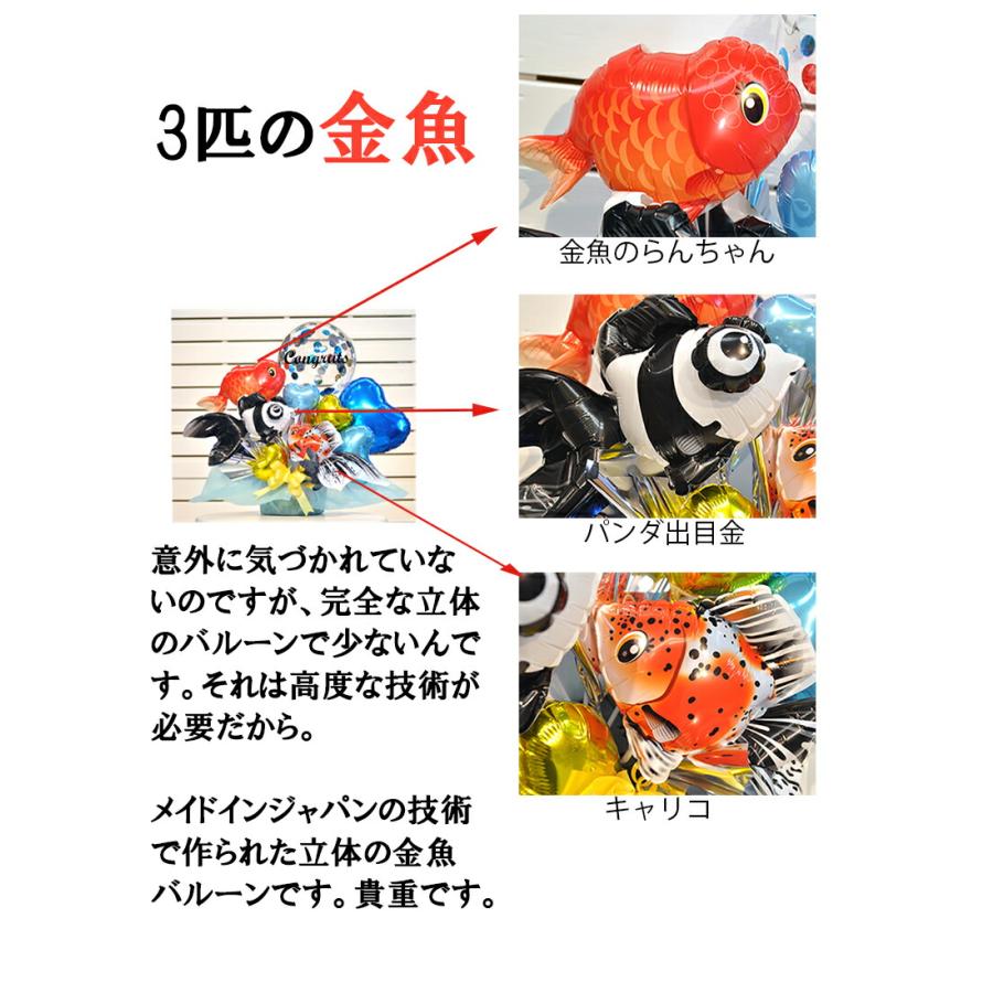 開店祝い 周年祝い プレゼント オープン 出目金 アートアクアリウム