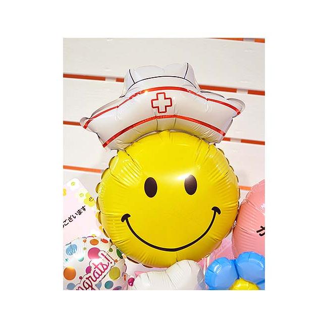 送料無料 病院の開院祝いオリジナルバルーンギフト スマイル