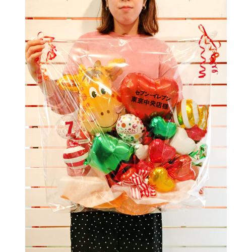 セブンイレブン向け 開店祝い バルーンギフト キリン 店舗名入り 周年