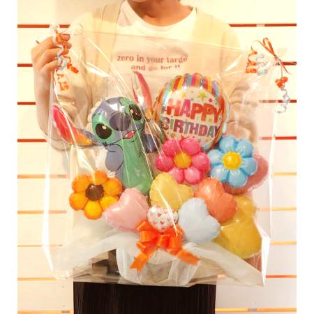 ディズニー リロ アンド スティッチ バルーンギフト 結婚 開店 周年 誕生日 退職 出産 長寿 卒業祝い お見舞い スティッチバルーン | ブランド登録なし | 24