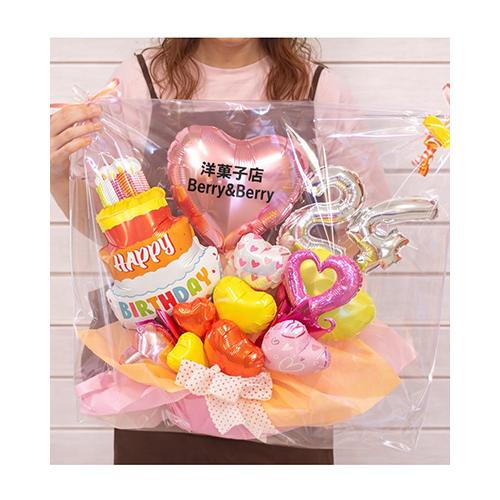 周年祝い 開店祝い 洋菓子店 ケーキ屋さん バルーンギフト SWEETS MEMORIES 名入れ 数字変更 ケーキ型 スイーツショップ カフェ 置き型 | ブランド登録なし | 15