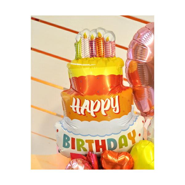 周年祝い 開店祝い 洋菓子店 ケーキ屋さん バルーンギフト SWEETS MEMORIES 名入れ 数字変更 ケーキ型 スイーツショップ カフェ 置き型 | ブランド登録なし | 06