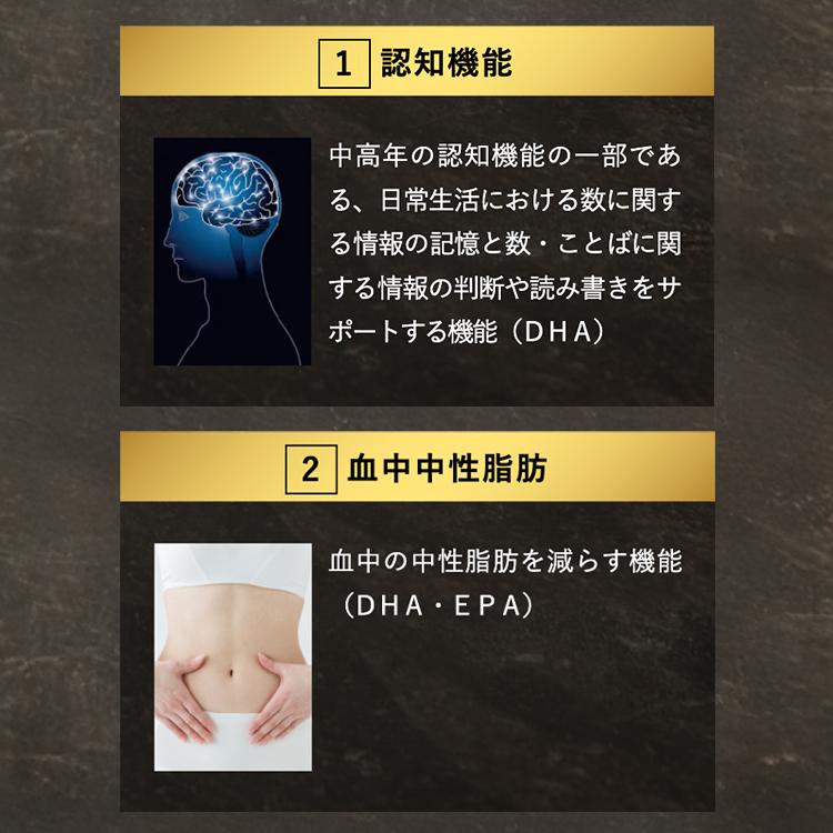 ビダブリッドジャパン　DHA＆EPA+GABA　3袋セット 健康オールインワンサプリ 〉プレミアムDHA＆EPA＋GABA ｜ビタブリッド