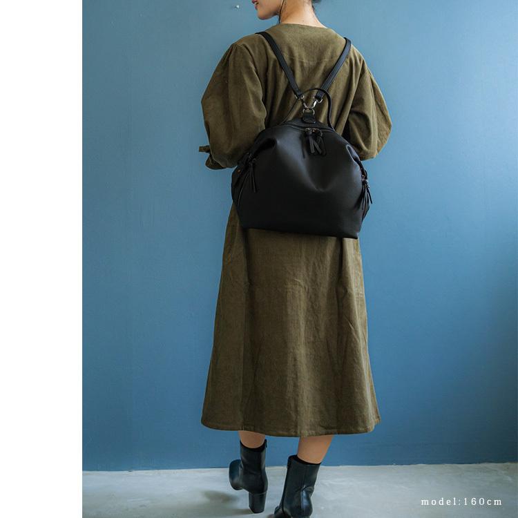 レザー リュック レディース ブラウス 2way 未使用品 VitaFelice（ヴィータフェリーチェ） リュック レディース 小さめ くっ