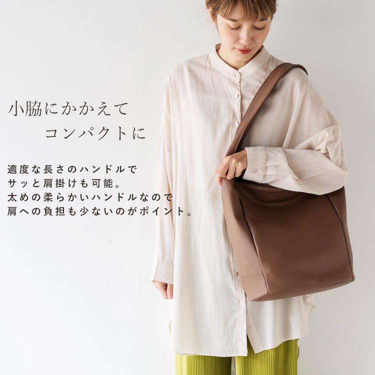 SALE トートバッグ レディース 大きめ A4 大容量 肩掛け バルーン マチあり 軽い 通勤 ワンショルダーバッグ シンプル おしゃれ 人気 binb-p3022y arocoの画像