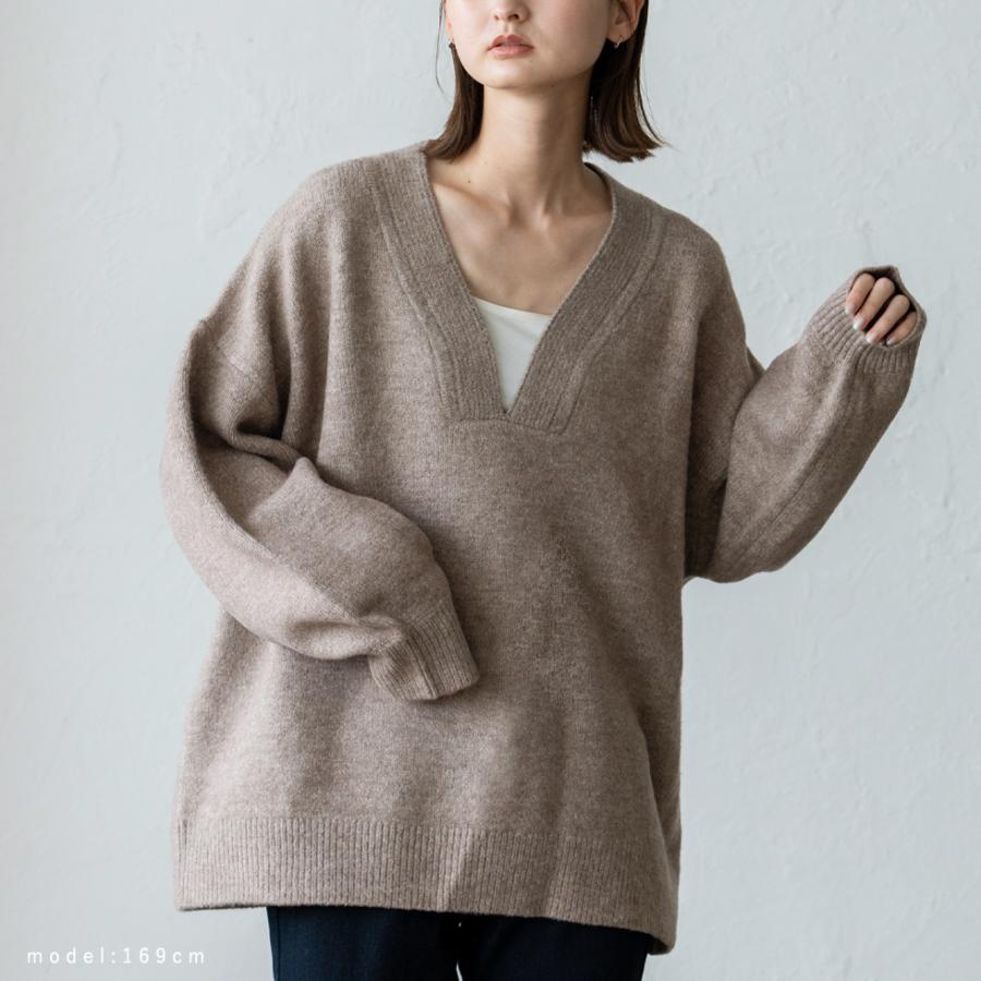 VitaFelice Vネックニット レディース トップス プルオーバー VitaFelice Vネックニット レディース トップス プルオーバー