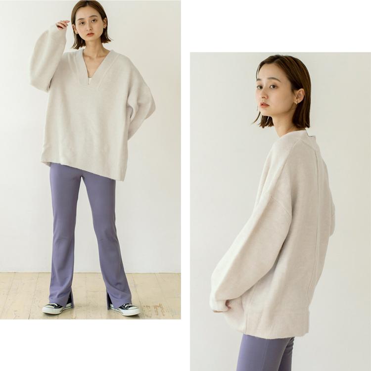 VitaFelice（ヴィータフェリーチェ） Vネックニット レディース