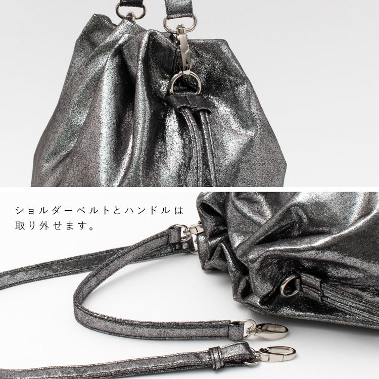 VitaFelice 巾着バッグ レディース ショルダーバッグ 小さめ