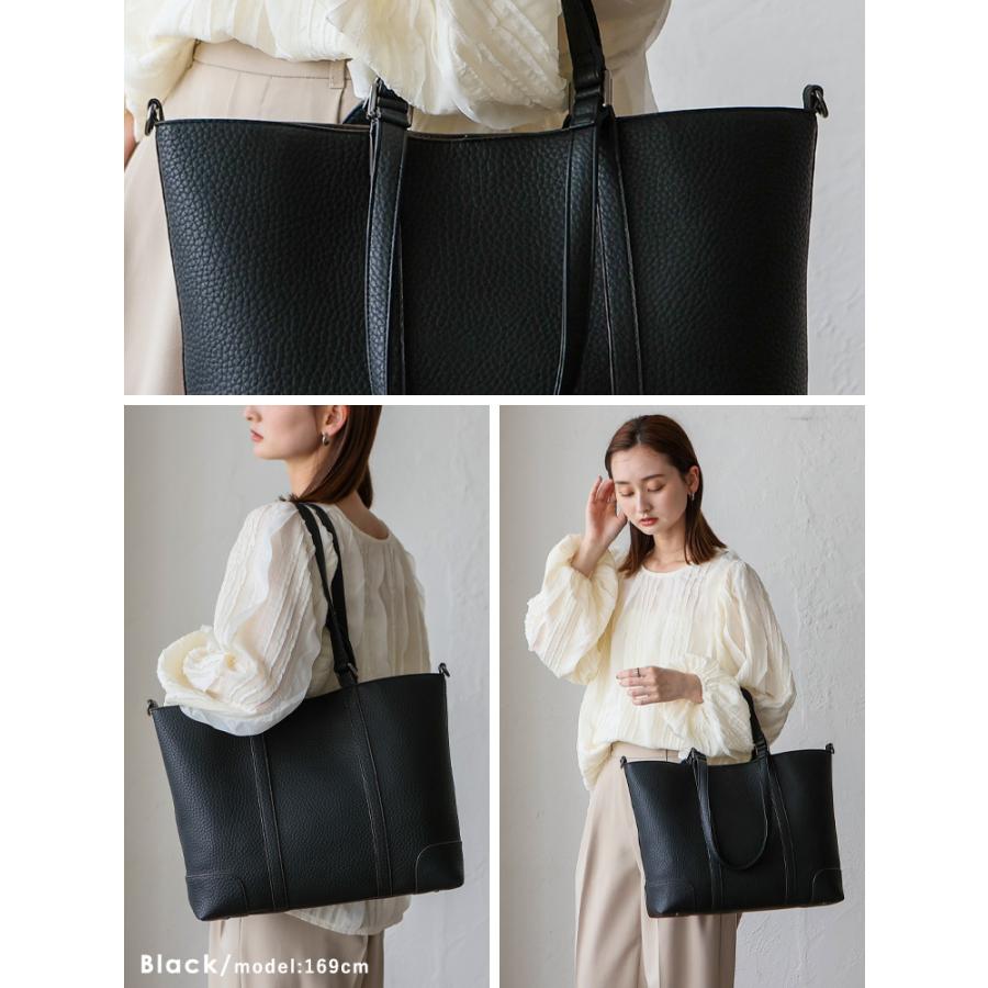 VitaFelice トートバッグ レディース a4 横 大きめ ダブル