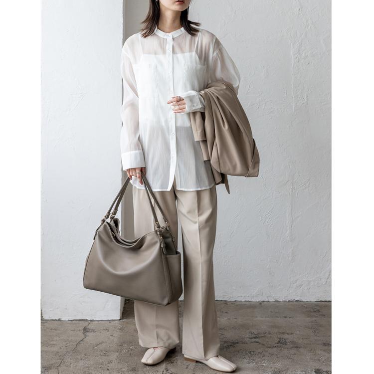 美品 45R WAIWAI 裏毛のリバーストートバッグ グレー 大きめ 美品 45R WAIWAI 裏毛のリバーストートバッグ グレー 大きめ