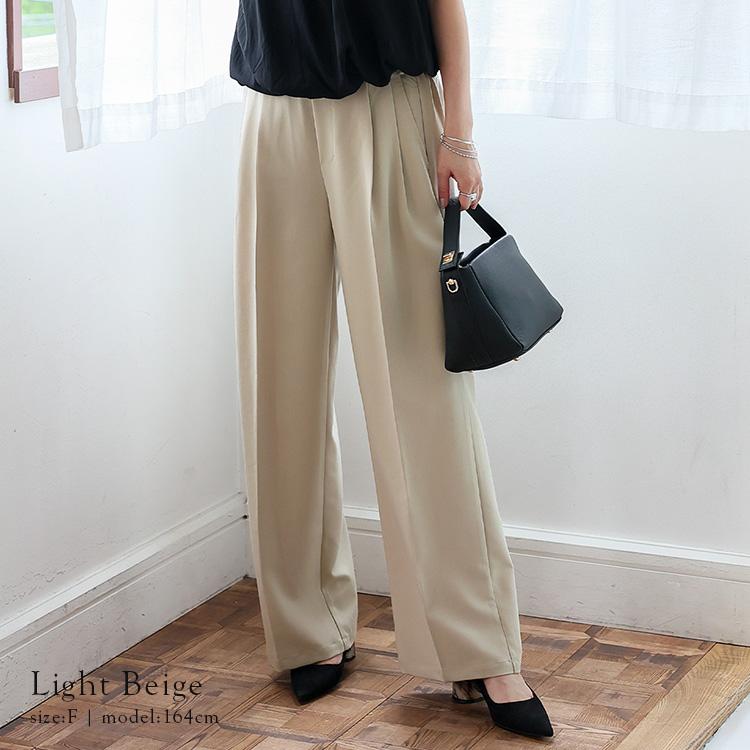 No Rule No Line sale スラックス レディース 夏 センタープレス
