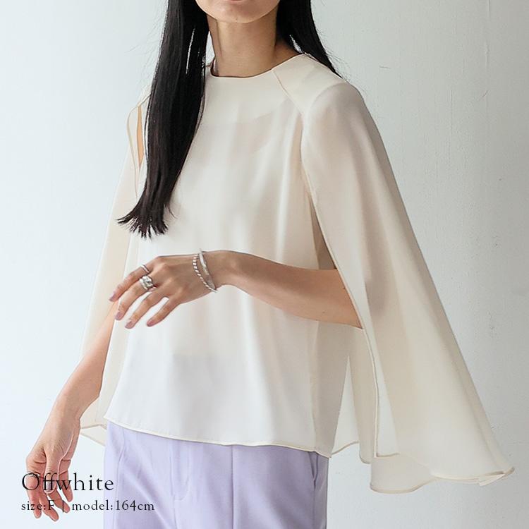 No Rule No Line sale ブラウス レディース トップス スリットスリーブ