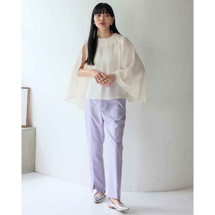 No Rule No Line sale ブラウス レディース トップス スリットスリーブ