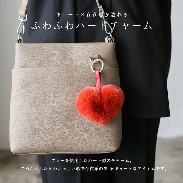 VitaFelice バッグチャーム レディース ハート キーホルダー VitaFelice バッグチャーム レディース ハート キーホルダー