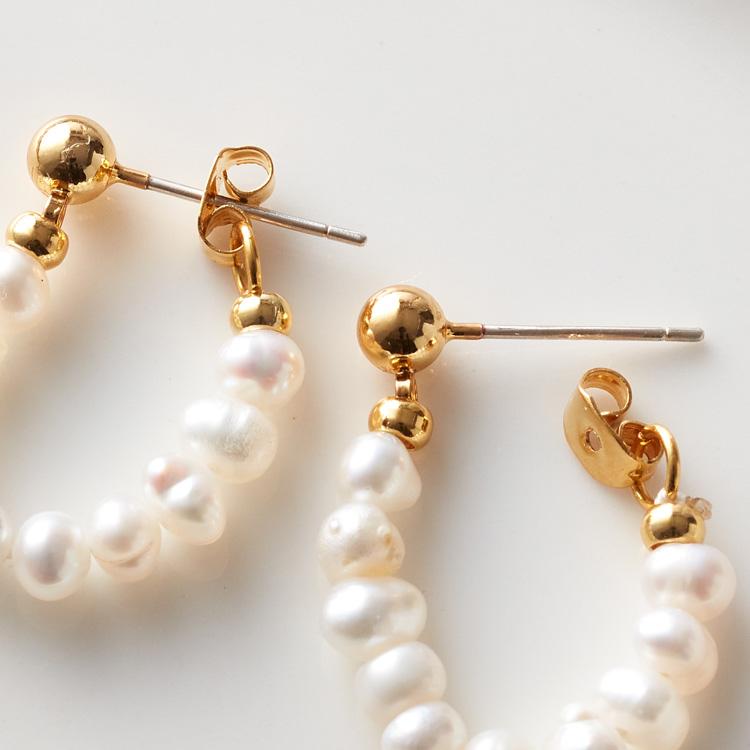 VitaFelice（ヴィータフェリーチェ） ピアス レディース フープピアス