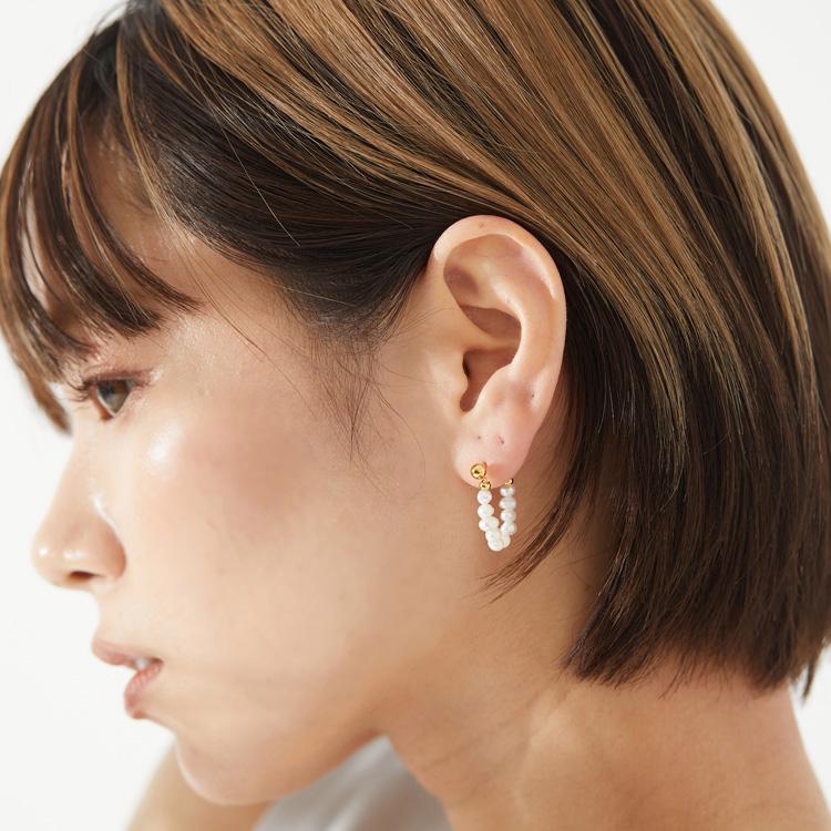 VitaFelice（ヴィータフェリーチェ） ピアス レディース フープピアス