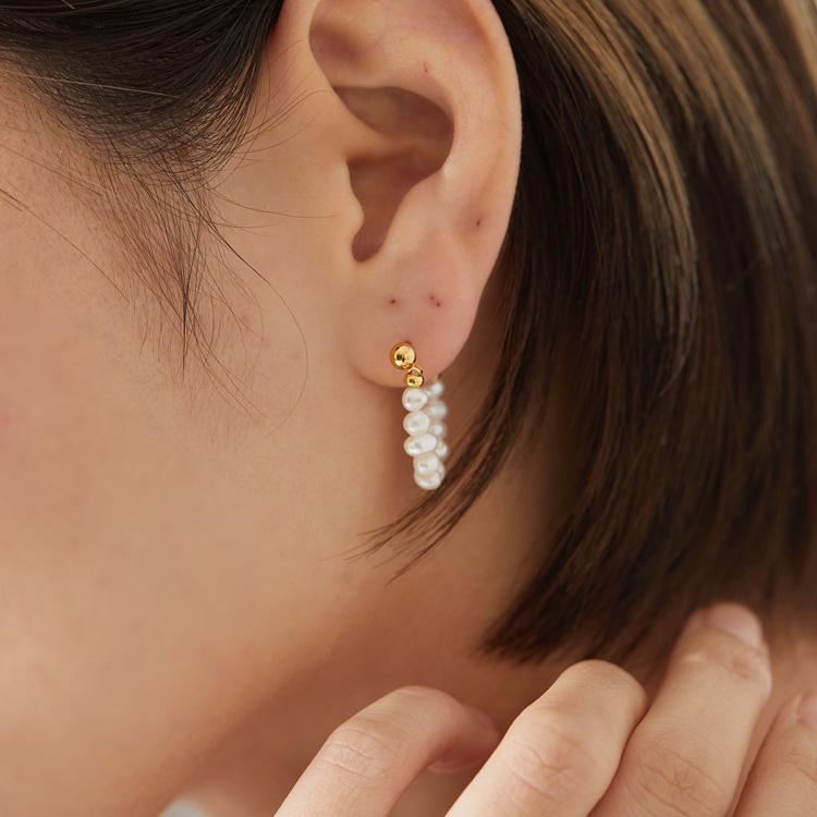 VitaFelice（ヴィータフェリーチェ） ピアス レディース フープピアス