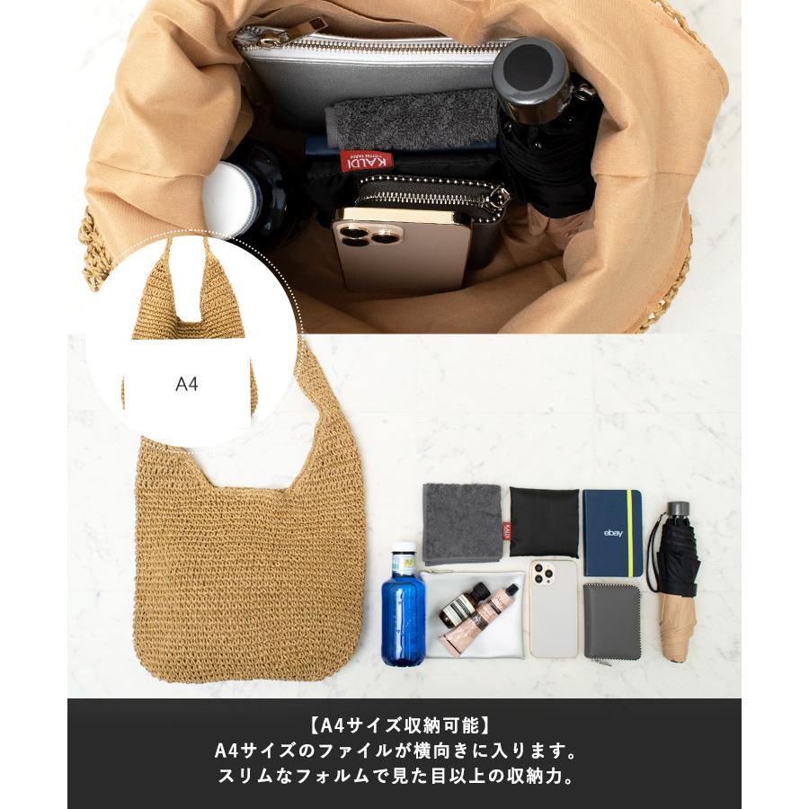 VitaFelice かごバッグ レディース 大きめ 編みバッグ VitaFelice かごバッグ レディース 大きめ 編みバッグ