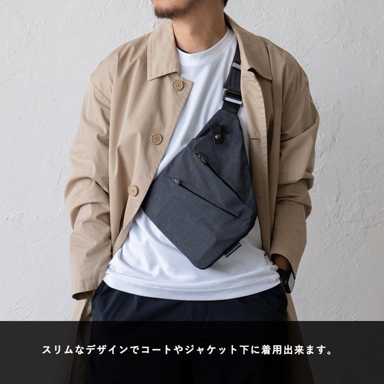 VitaFelice（ヴィータフェリーチェ） ボディバッグ メンズ スリム