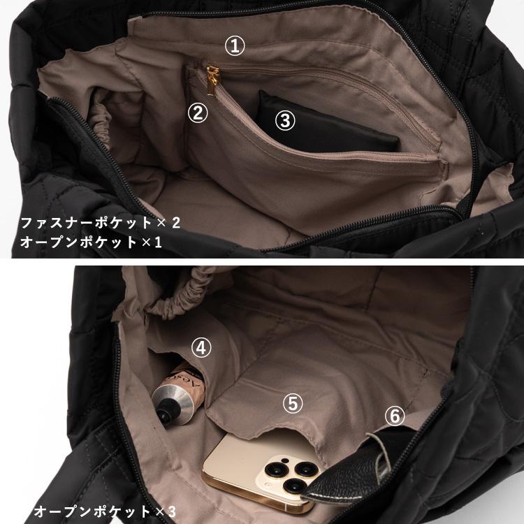 トートバッグ レディース a4 大きめ 大容量 通勤  キルティング ビジネスバッグ 肩掛け 通勤通学  マザーズバッグ nsb-30239z  aroco/アロコの画像