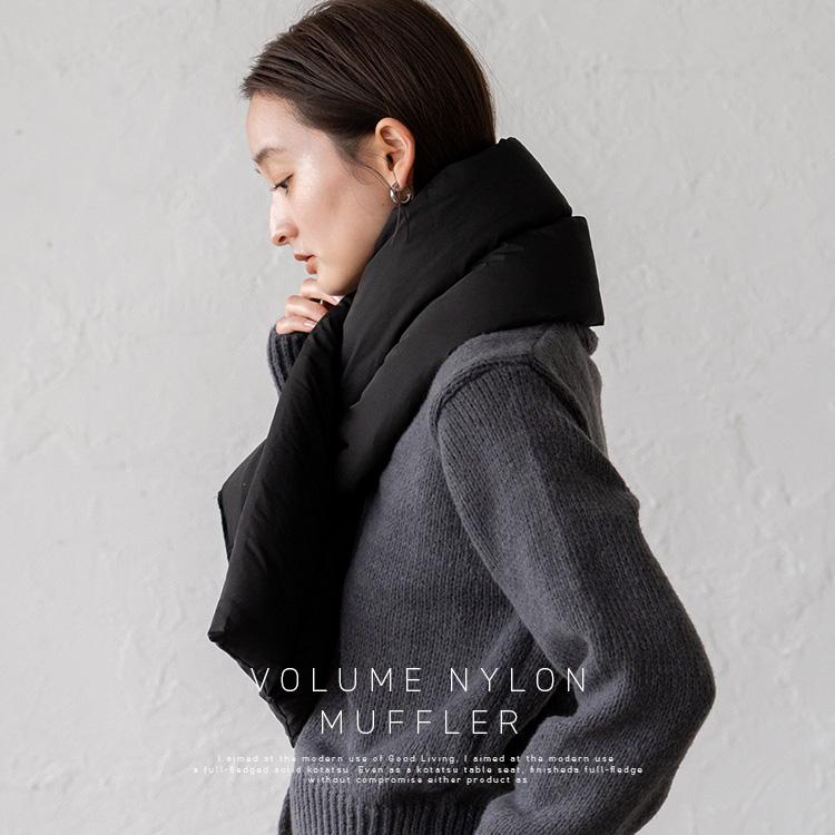 VitaFelice マフラー レディース ナイロン ダウンマフラー