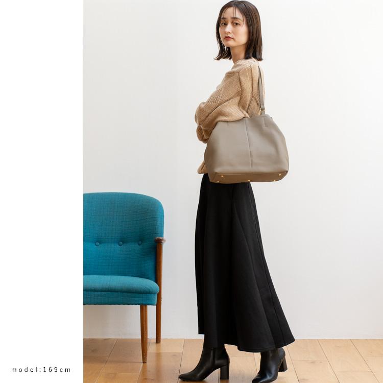 トートバッグ レディース 大きめ a4 本革 ダブルハンドル 2way ショルダーバッグ 通勤バッグ 大容量 通勤sib-20028n aroco/アロコの画像