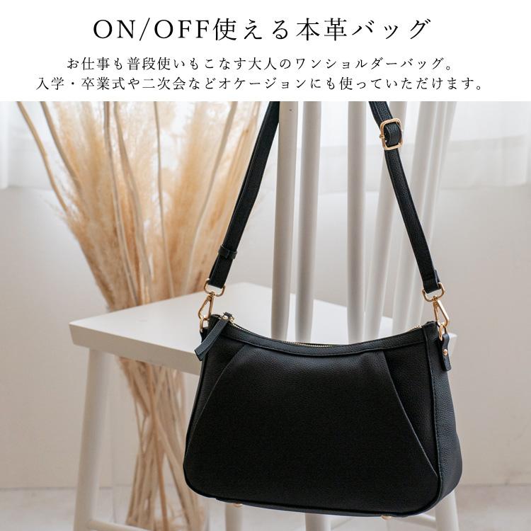 VitaFelice ショルダーバッグ レディース 本革 斜めがけ 大人  