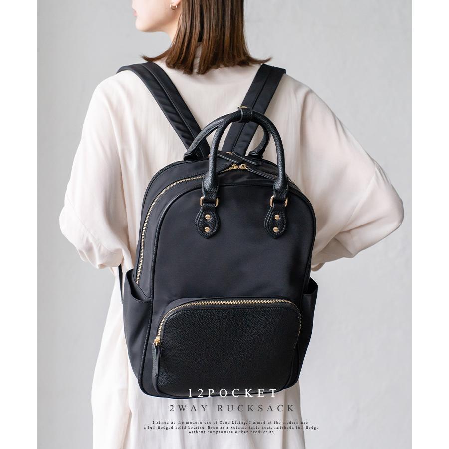 美品✨希少✨ジルサンダー リュック 2way ナイロンレザー ネイビー A4 VitaFelice リュック レディース 2way ショルダーバッグ 大容量