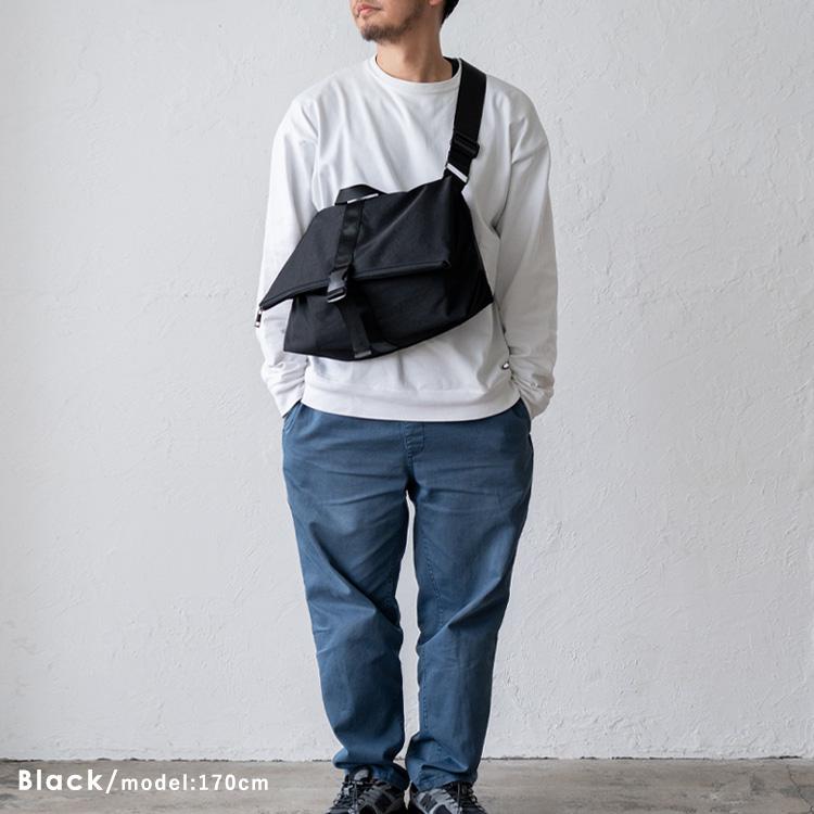 VISVIMメッセンジャーバッグ.ショルダーバック ブランド古着】レザー切替メッセンジャーバッグ ショルダーバッグ