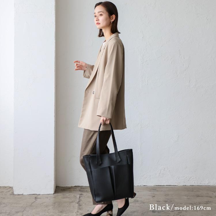 未使用品◎ ファビアナフィリッピ A4可 肩かけ可 トートバッグ シボ革 VitaFelice（ヴィータフェリーチェ） トートバッグ レディース a4 縦型