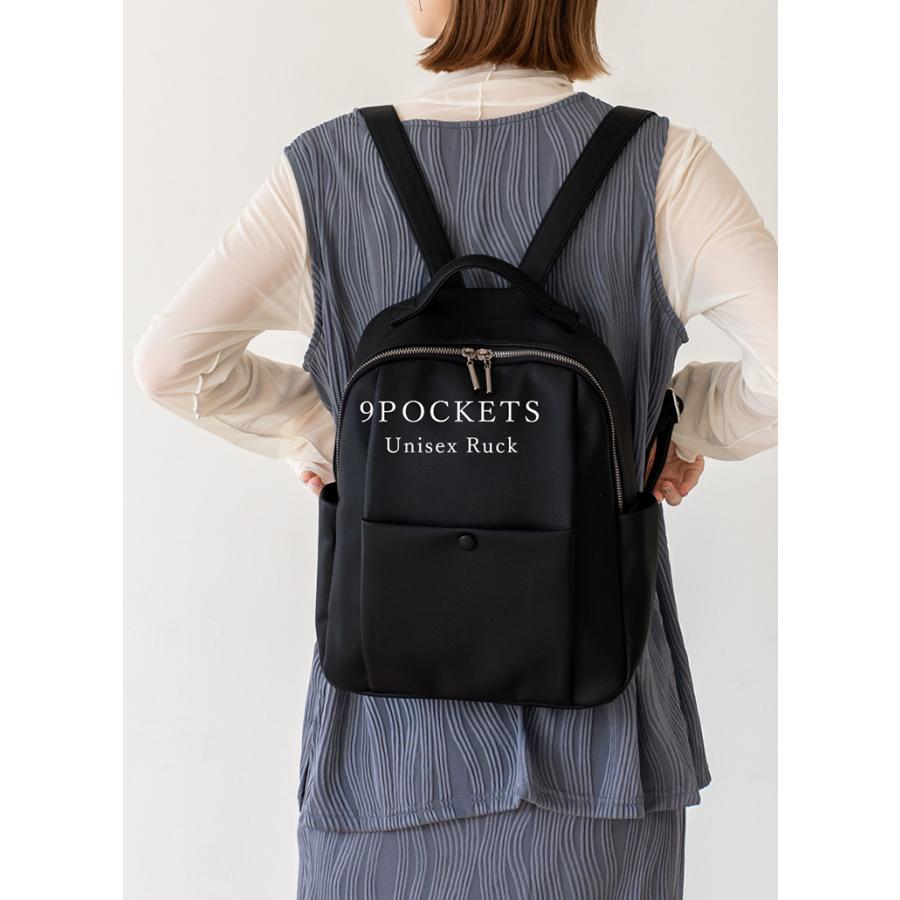 VitaFelice（ヴィータフェリーチェ） 9ポケットリュック レディース