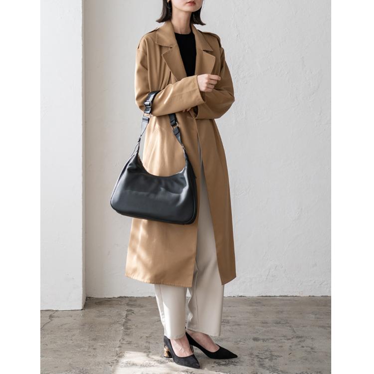 ショルダーバッグ レディース ハーフムーン B5 2way 本革 通勤 ミニ