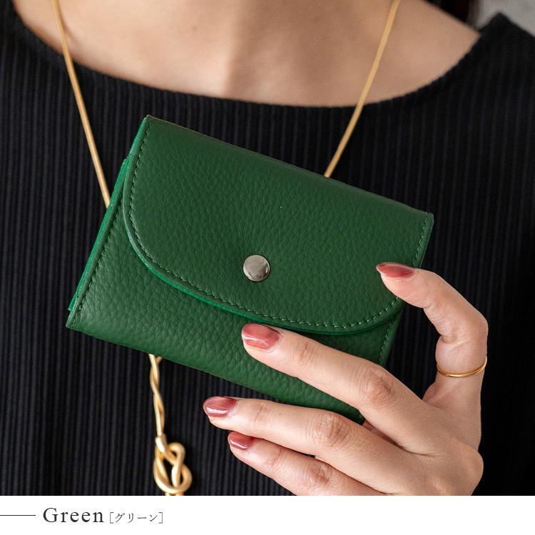 VitaFelice（ヴィータフェリーチェ） ミニ財布 レディース 革 薄型 二