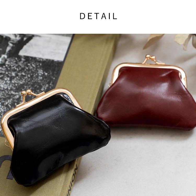 VitaFelice コインケース レディース がま口 革 ミニ財布 小銭