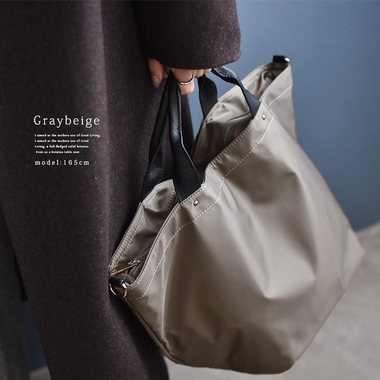 トートバッグ レディース 大きめ ファスナー付き 軽量 本革 ハンドル ナイロン 大容量 通勤 斜めがけ 2way Vin1b 18r004p Vin1b 18r004p Vitafeliceヤフー店 通販 Yahoo ショッピング