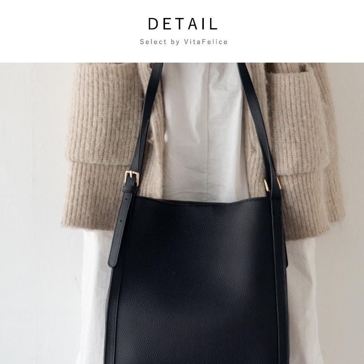 VitaFelice ショルダーバッグ レディース b5 通勤 通学 本革