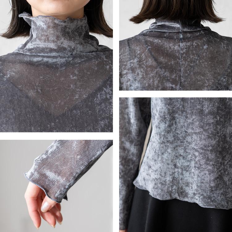 VitaFelice（ヴィータフェリーチェ） ベロアトップス レディース 長袖